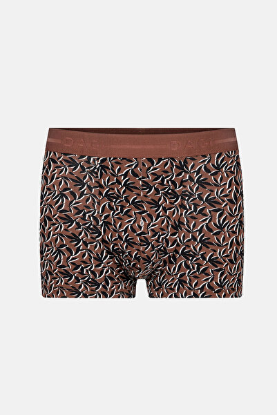 Dagi Brown Patterned Cotton Boxers
