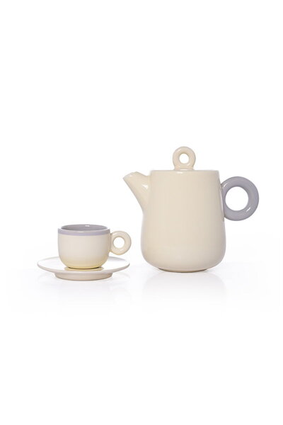 CAVO Porcelain Tea Set Beige