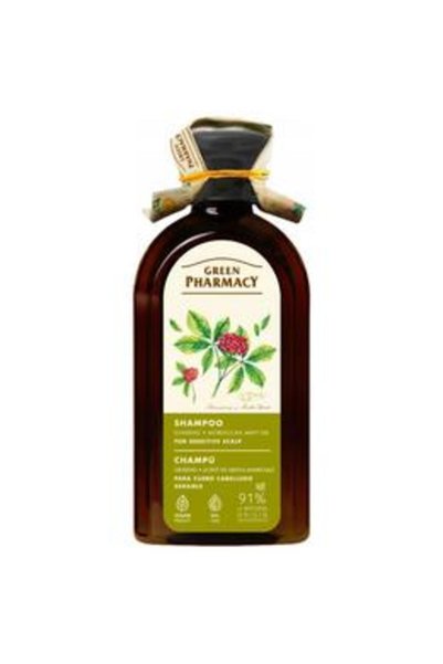 Green Pharmacy Шампоан за чувствителна скалп с жинсенг и масло от мароканска ...