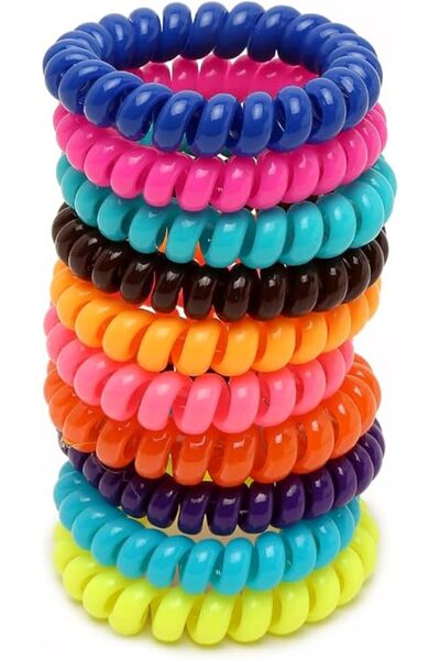 GENERAL YouBella Fashion Jewellery Combo of 10 Telephone Wire Style Hair Acce...