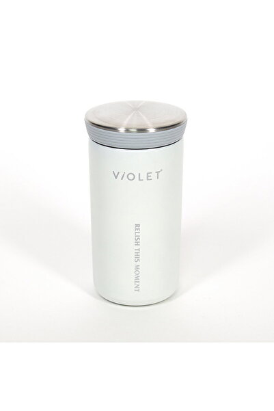 Violet كوب حافظ 350 مل ابيض