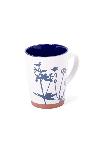 Violet White Speckled Porcelain Mug