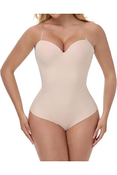 GENERAL SHAPESHE Strapless Shapewear Bodysuit for Women Seamless Body Shaper
