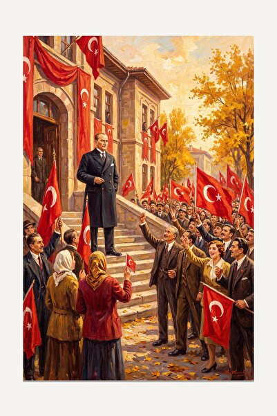 Atatürk Cumhuriyet'in İlanı 29 Ekim 1923 Temperli