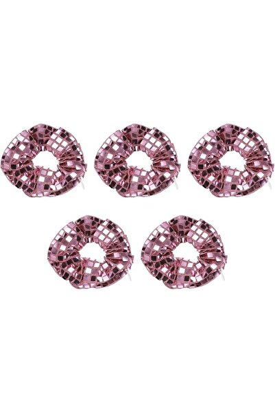 GENERAL 5pcs Velvet Scrunchie with Pocket Zipper (2 Inch) - Bright Elastic Ba...