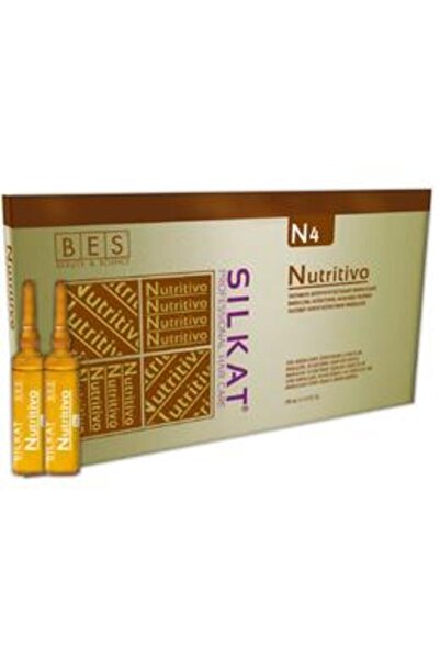 BES Ser Nutritiv Restructurant pentru Par Silkat Bes, 12 fiole x 10 ml