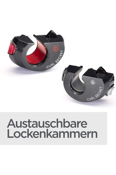 BABYLİSS Curl Secret - Ondulator automat ionic 2, 2 accesorii interschimbabile, temperaturi de la 190-230 de grade. ° C, negru, diametru 25-35mm, C1300E