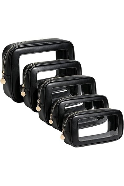FFpaw Ff Bao 5-Piece Diaper Organizer Bag Set, Transparent and Approved by th...
