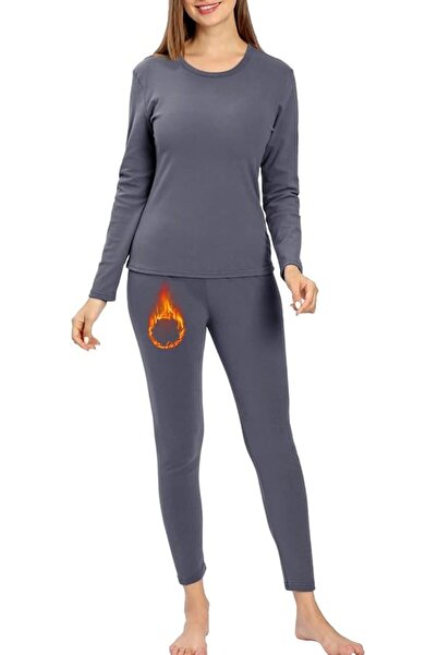 GENERAL Ultra Soft Thermal Underwear for Women, Long Johns 2 Set with Fleece ...