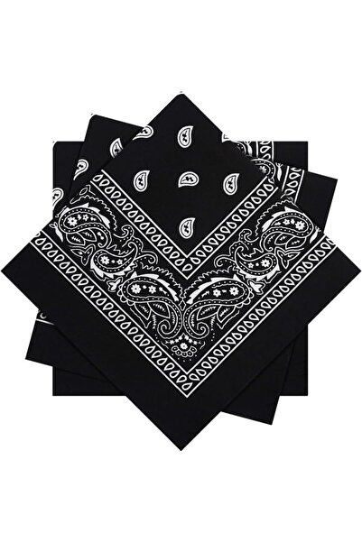 GENERAL 3 Pieces Paisley Bandana Unisex Bandana Scarf Men Women Head Scarf Ne...