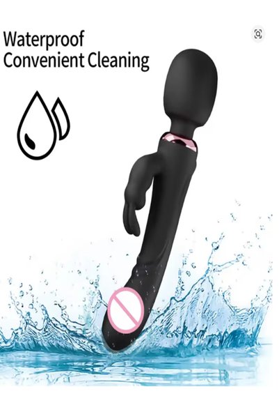 Siotay Vibrator 3 în 1 cu cap dublu pentru femei, stimulare punct G și clitoridiană, multiple moduri de vibrație, masaj vaginal puternic, accesoriu intim pentru adulți