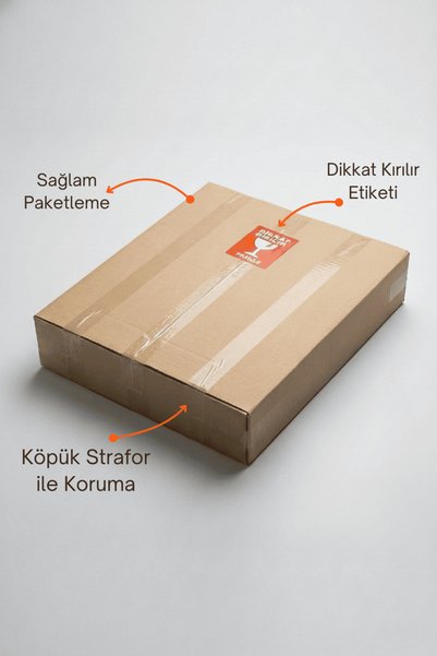 AA Shop Deniz Tekne Temalı 45 Cm Ahşap Sessiz Akar Mekanizmalı UV Baskılı Dekoratif Duvar Saati Hediyelik 1110