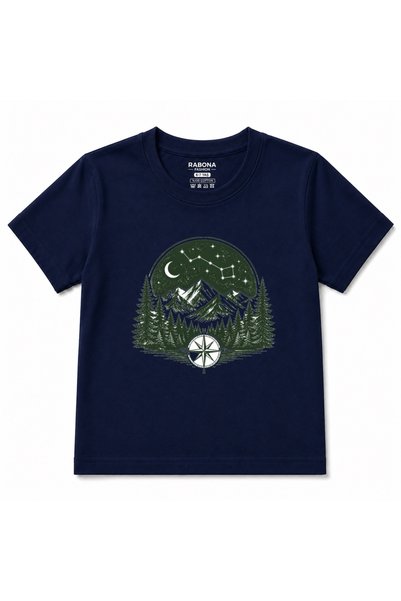 Rabona Fashion Little Explorer Midnight Wilderness Starry Mountain Forest Com...