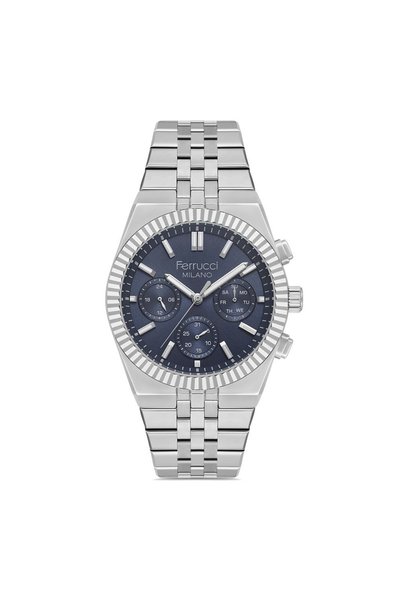 Ferrucci FER.03805M.02 ساعة يد رجالية بسلك فولاذي