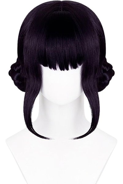 GENERAL 18 Inch Purple Braided Wig for Women - Long Synthetic Cosplay Wig wit...