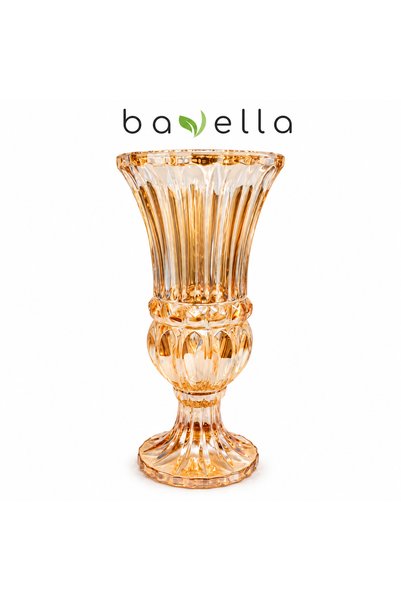 bavella Dekoratif Vazo ve Küllük Seti boyu 30 cm bella gold renk