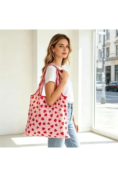 Bergsala-Lightweight Lightweight Reusable Grocery Bag, Foldable Nylon Tote wi...