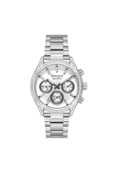 Ferrucci FER.03745M.01 ساعة يد رجالية بسلك فولاذي