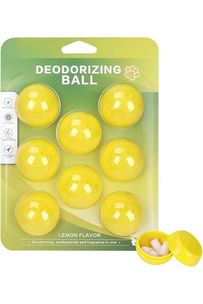 Generic Deodorizer Balls 8-Piece Long-Lasting Adhesive Freshener