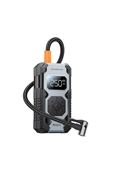 Yesido Αεροσυμπιεστής Αυτοκινήτου VC12 100W 150PSI, PowerBank 7800mAh 12V Μαύ...