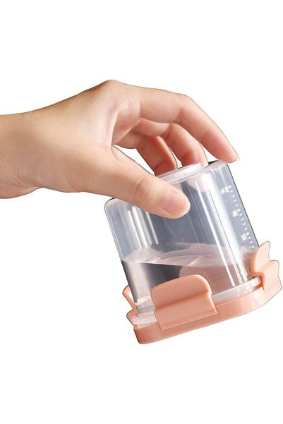 Fafeicy Small Snack Container Plastic Airtight Infant Food Box 200ml with