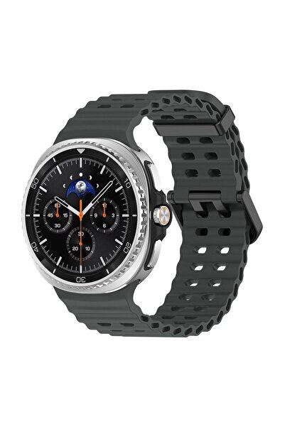 Sonique Λουράκι Σιλικόνης ColorWave για Samsung Galaxy Watch 8 Σκούρο Γκρι