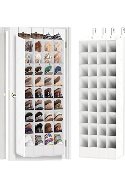 Ofiray-home 30-40 Pairs Over the Door Shoe Organizer
