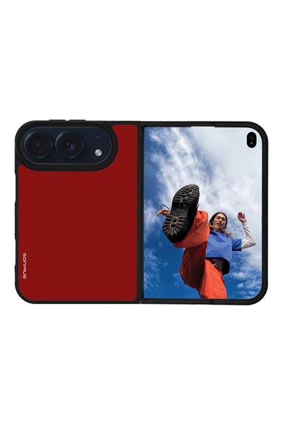 Sonique Θήκη ColorBloc Series για Apple iPhone 18 Duo Κόκκινο