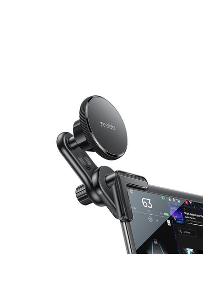 Yesido C213 MagSafe Βάση Κινητού 360° Προσαρμογής σε Οθόνη Αυτοκινήτου Μαύρο
