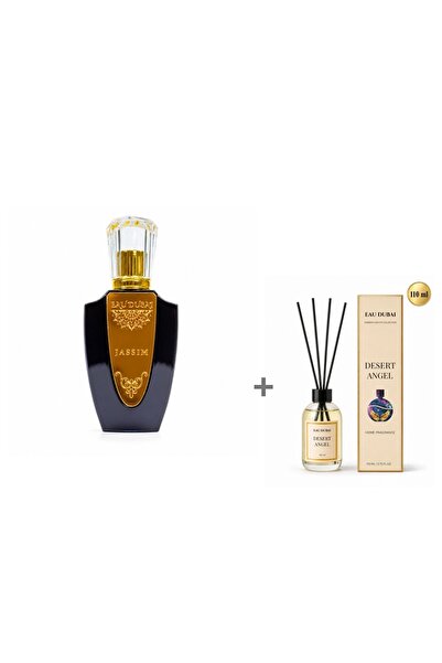 Eau Dubai Set Extract de Parfum Jassim 80 ml + Difuzor parfum camera Desert A...