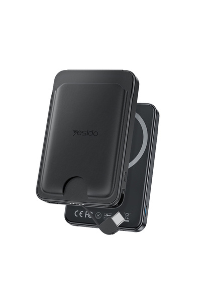 Yesido Ασύρματο Power Bank YP93 Magnetic 5000mAh και ενσωματωμένο καλώδιο Typ...