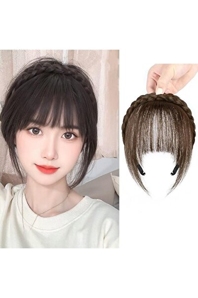 GENERAL Front Hair Bangs Wigs Headband, Fringe Hair Extensions Synthetic Wigs...