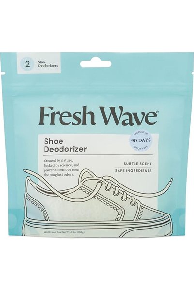 Fresh Wave مزيل رائحة الأحذية، عبوة واحدة (عبوتان) - مزيل رائحة طبيعي وآمن لج...