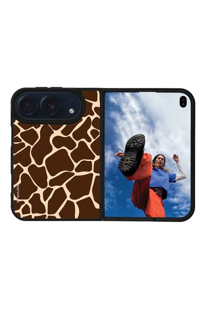 Sonique Θήκη Animal Print Series για Apple iPhone 18 Duo Giraffe 01
