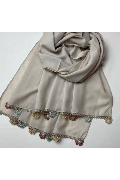 Nimet Abla Butik Hand Embroidered Shawl Hijab