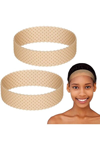 X SPRING Silicone Grip Wig Band, 2 Pieces Non-Slip Adjustable Wig Headband, S...
