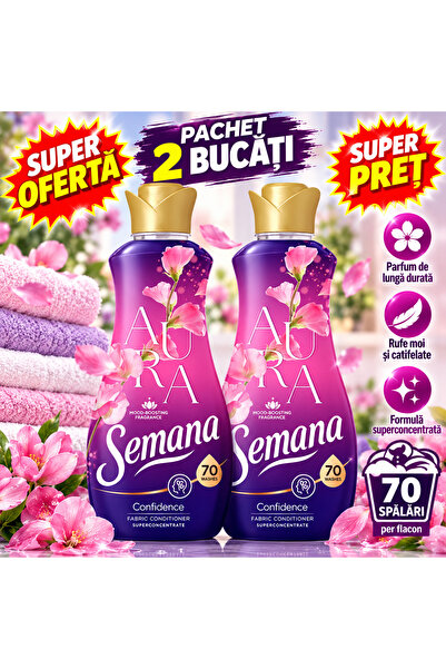 Semana Pachet 2 x Balsam de rufe Aura Confidence, superconcentrat, parfum de ...