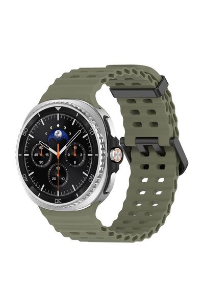 Sonique Λουράκι Σιλικόνης ColorWave για Samsung Galaxy Watch 8 Χακί