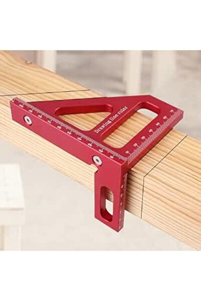 GENERAL Imperial 3D Multi-Angle Measuring Ruler,45/90 Degree Aluminum Alloy W...