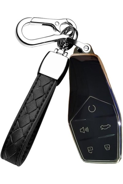 GENERAL Soft TPU Key Fob Cover for MG ONE 2022 Accessories with Keychains 5 B...
