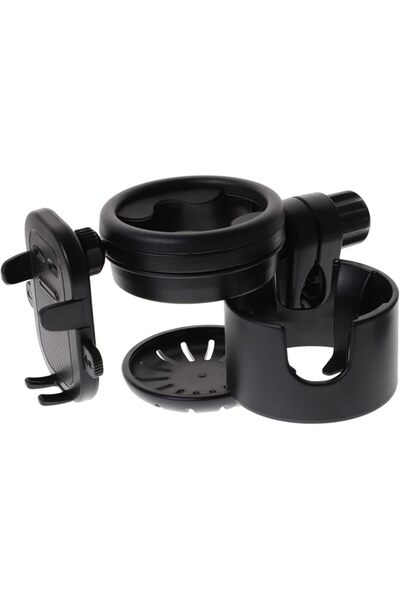 DECHOUS Stroller Cup Holder Phone Holder Clip Design for Wheelchairs and Stro...