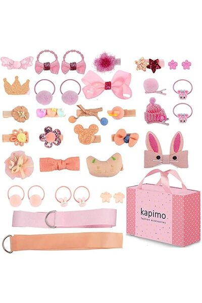 GENERAL kapimo 36 pcs Hair Clips for Baby Girls Toddlers Assorted Stylish Fas...