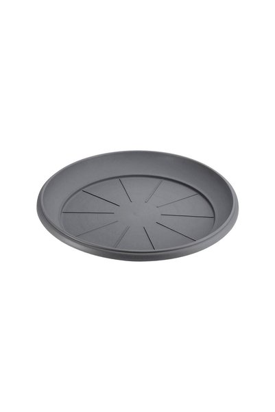 OEM Farfurie pentru ghiveci din Plastic Antracit Ø27x3.3 cm