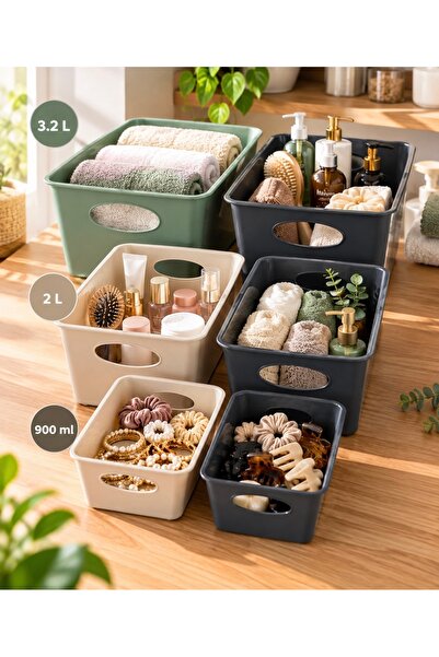 Sungroup Set de 6 piese Hobby Box (900 ml, 2 litri, 3.2 litri)