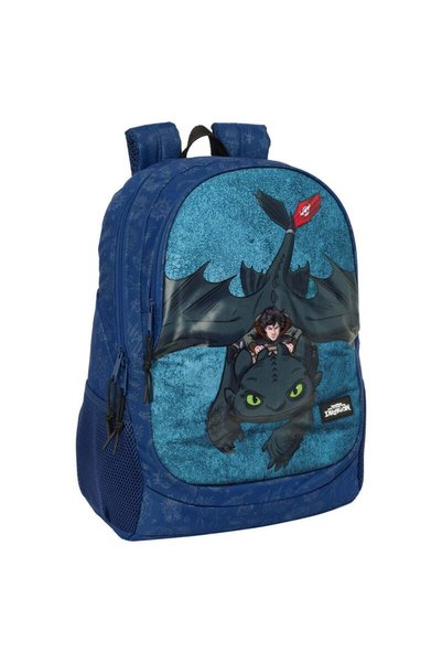 Syfax Safta Cum să-ți dresezi dragonul rucsac 44 cm, compatibil cu troller, c...