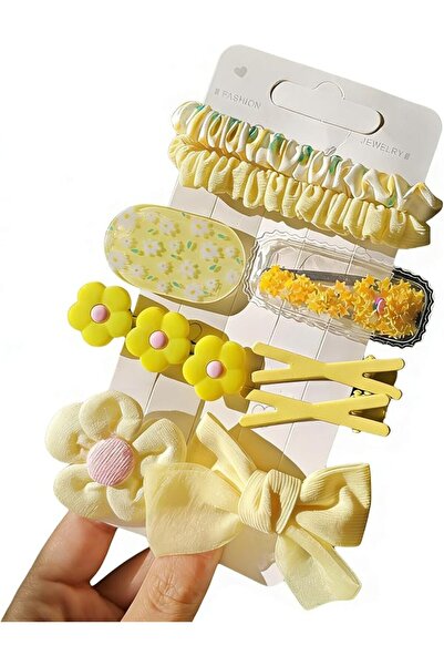 GENERAL Children'S Fabric Bow Hair Clips, Cartoon Floral Hair Bands Cute Girl...