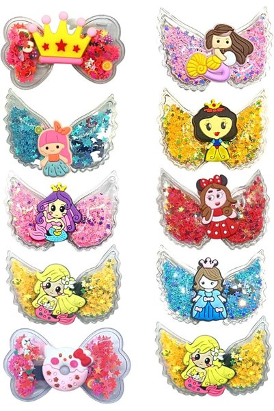 Quarya Hair Clips for Girls Sequins Snap Non Slip Barrettes Tic Tac Hair Pins...