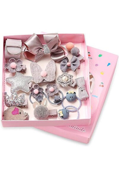 KolorFish Baby Girl's Hair Clips Cute Bows Elastic Hair Ties Accessories Pony...