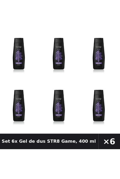 str8 Set 6x Gel de dus Game, 400 ml