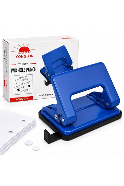 Reduceri Engros Paper Punch 2 Holes 8cm, Metallic Wholesale